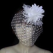 Schöne Tüll / Feder / Spitze mit Hut Hochzeit Kopfschmuck