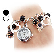 Women's Alloy Plastic Analog Quartz Bracelet Watch (Red)