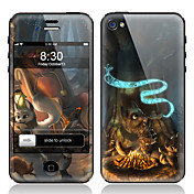 Cartoon Design Love Pattern Front and Back Screen Protector Film for iPhone 4/4S