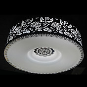 40W elegante runde Unterputz-Licht mit Sculptured Stainless Steel Shade in Floral Design (T6 Light Tube)