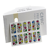 3PCS 2D Full Cover Finger Nail Sticker Mixed Style NO.5