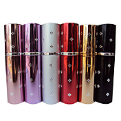 12ml Portable Plum Blossom Motif boîtier en aluminium bouteille de parfum vaporisateur de voyage (couleur aléatoire)