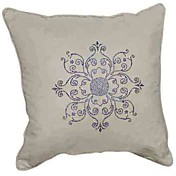 Traditional Beige Faux Suede Decorative Pillow Cover