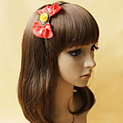 Handmade Retro Style Red Flower Chiffon Sweet Lolita Headband