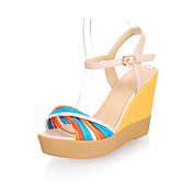 Fashion Leatherette Wedge Heel Sandals With Split Joint Party/Evening Shoes  (More Colors)