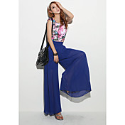 Women's Chiffon Wide Leg Pants