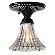 Minimalist 40W Deckenleuchte mit Glas Blumen unten Shade