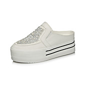 Mode Kunstleder-Plattform geschlossen Toe mit Strass Partei / Abendschuhe (weitere Farben)