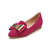 Stylish Leather Flat Heel Pointy Toe With Bowknot Party / Evening Shoes(More Colors)