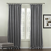 (Two Panels) Classic Print Floral Blackout Curtains