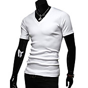 Line V-Neck manica corta da uomo T-shirt