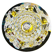 1W Modern Led Flush Mount DYC008 in Floral Crystal Design for Porch/Corridor/Aisle
