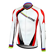Santic 100% Polyester Fiber Long Sleeve Breathable+Quick-Drying Men Cycling Jersey