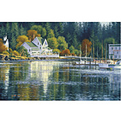 Gedruckt Kunst Landschaft Sommer Reflections von Randy Van Beek