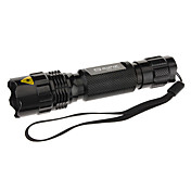 Sipik CK66 3-Mode Cree XR-E Q5 LED-Taschenlampe (200LM, 1x18650, Schwarz)