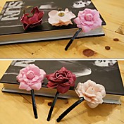 Women's Sweet Solid Flower Hair Clip