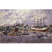 Trykt Art Landscape lansering av Elinor F. Bartram av Stanton Manolakas