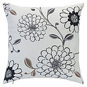País Floral Impressão Polyester fronha decorativa
