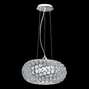 Luz pendiente moderna 40W con cilindro de metal apilados en las persianas