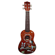 (Abstract Painting) Laminated Basswood Soprano Ukulele with Bag/String/Picks