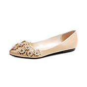 Elegant Leatherette Flat Heel Flats With Flowers Party / Evening Shoes(More Colors)
