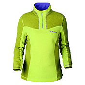 Delle donne Ultra-Light stand collare in pile Abbigliamento (Verde)