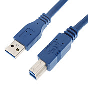 USB3.0 AM / BM cavo (1 m, blu)