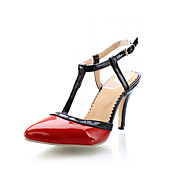 Amazing Patent Leather Stiletto Heel Sandals With Buckle Party / Evening Shoes(More Colors)