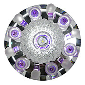 1W Modern Led Flush Mount DYC021 in Floral Crystal Design for Porch/Corridor/Aisle