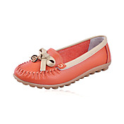 Fashion Leather Flat Heel Boat Shoes With Bowknot Party / Evening Shoes(More Colors)