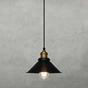 60W Luz Pingente Retro com Metal Sombra Umbrella em Old Style Fábrica
