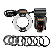 MK-14EXT LED Macro Ring Flash TTL LCD para Canon DSLR