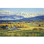 Printed Art Landscape October Gold by Randy Van Beek