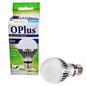 Oplus® E27 8W 640-680LM 6000-6500K Natural White Light LED Ball Bulb (85-265V, 50/60Hz)