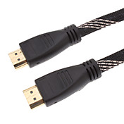Cavo HDMI 1.4 per Smart LED HDTV, Apple TV, DVD Blu-ray, Xbox 360 e di più (1,8 m, bianco e giallo)