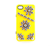 Skull Flower Custodia rigida per iPhone 4/4S