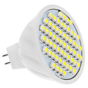 MR16 4W 60x3528 SMD 300-320LM 6000-6500K Natural White Light LED Spot Bulb (12V)