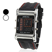 Mænds Silicone automatiske digitale armbåndsur (assorterede farver)
