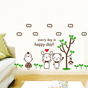 Hver dag er Happy Day Wall Sticker
