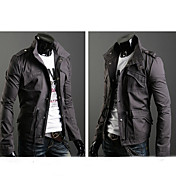 estande gola da jaqueta masculina