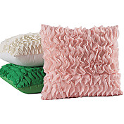 Conjunto de 3 Floral Bordado Poliéster fronha decorativa