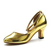 Women's Leatherette Upper Modern / Ballroom Dance Shoes With Buckle