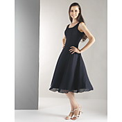 TOPEKA - Vestido de Fiesta de boda o de Dama de honor de Gasa