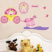 Pink Princess Wall Sticker
