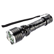Ultrafire AT-223 Rechargeable 3-Mode CREE XPE-Q5 LED-Taschenlampe (200LM, 1x18650, Schwarz)