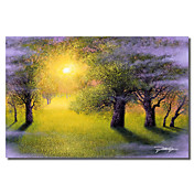 Trykt Canvas Art Light of Love av Jon Rattenbury med Strethed Frame