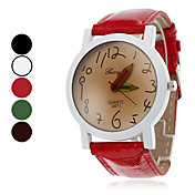 Women's Analog Quartz PU Wrist Watch (Assorted Colors)