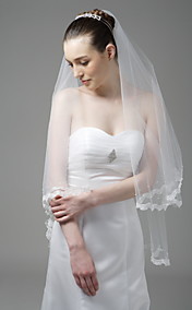 Marvelous One Layer Elbow Wedding Veil