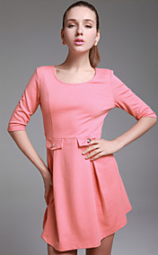 ts col rond taille patineur touche robe