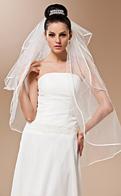 Four-tier Tulle Fingertip Length Veil